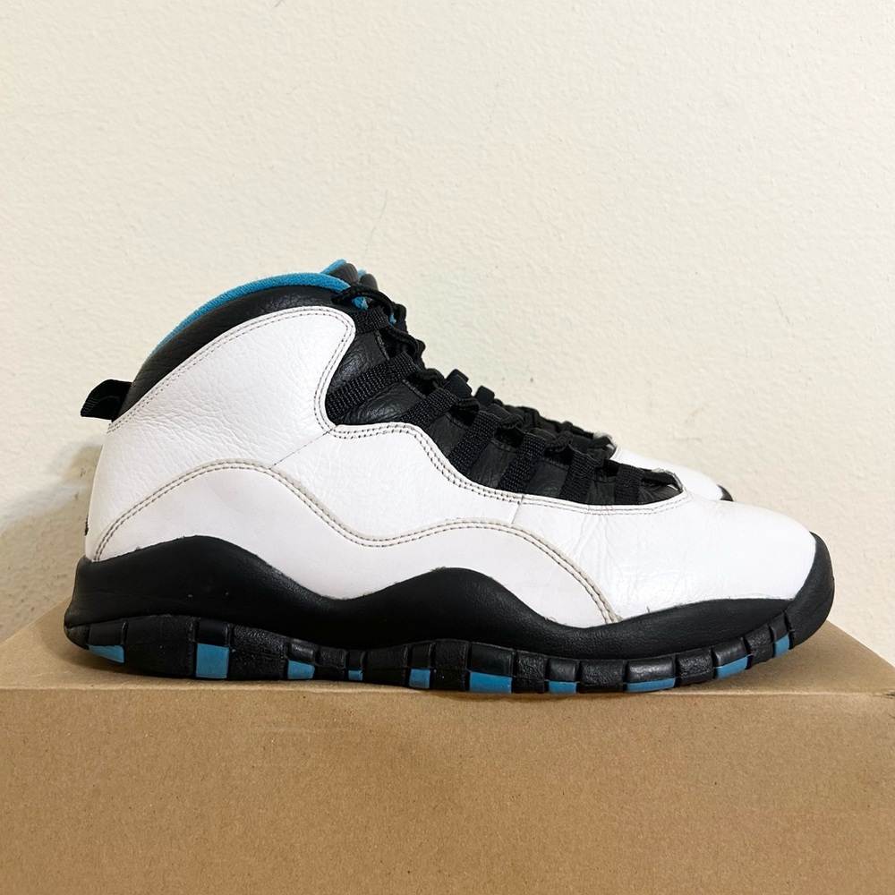 Jordan 10 Retro Powder Blue size 9.5 310805-106 2014 PRE-OWNED